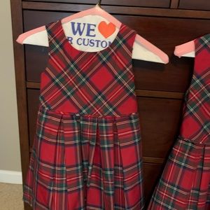 Vineyard Vines Jolly Plaid Party Dress, Girls Sz 5